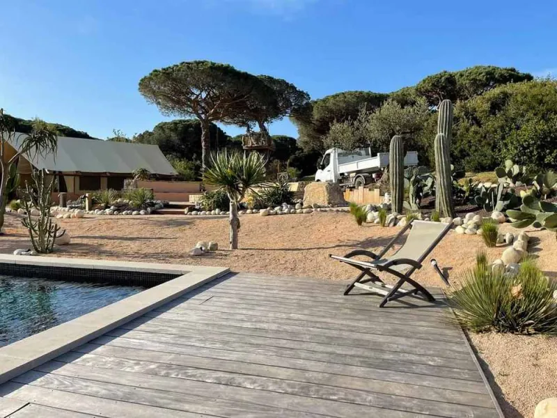 Travaux de maçonnerie extérieure, Sainte-Maxime, Wiss Gardens