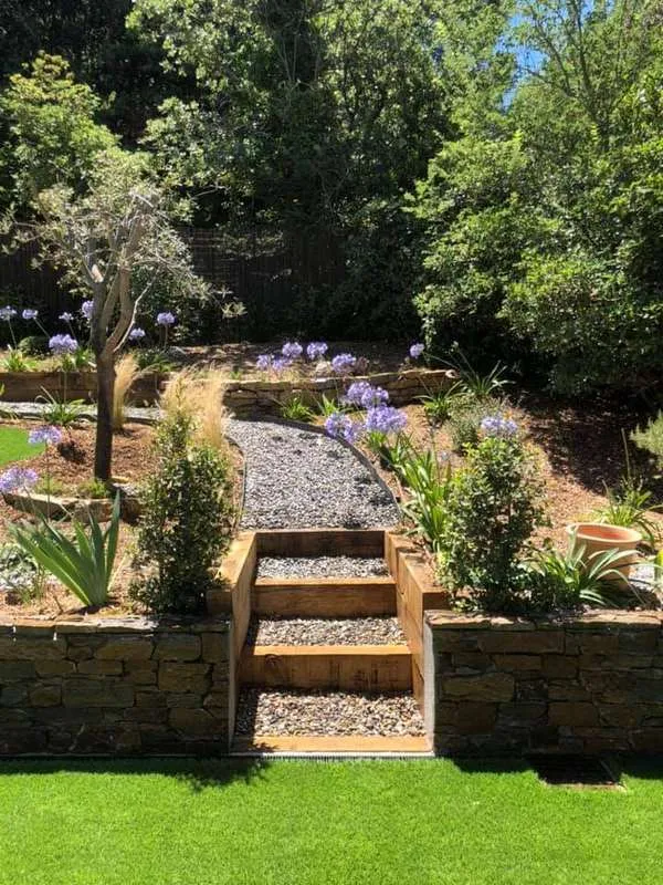 Travaux de maçonnerie extérieure, Sainte-Maxime, Wiss Gardens