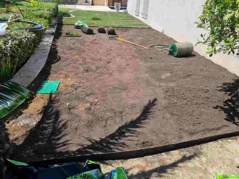 Travaux de maçonnerie extérieure, Sainte-Maxime, Wiss Gardens