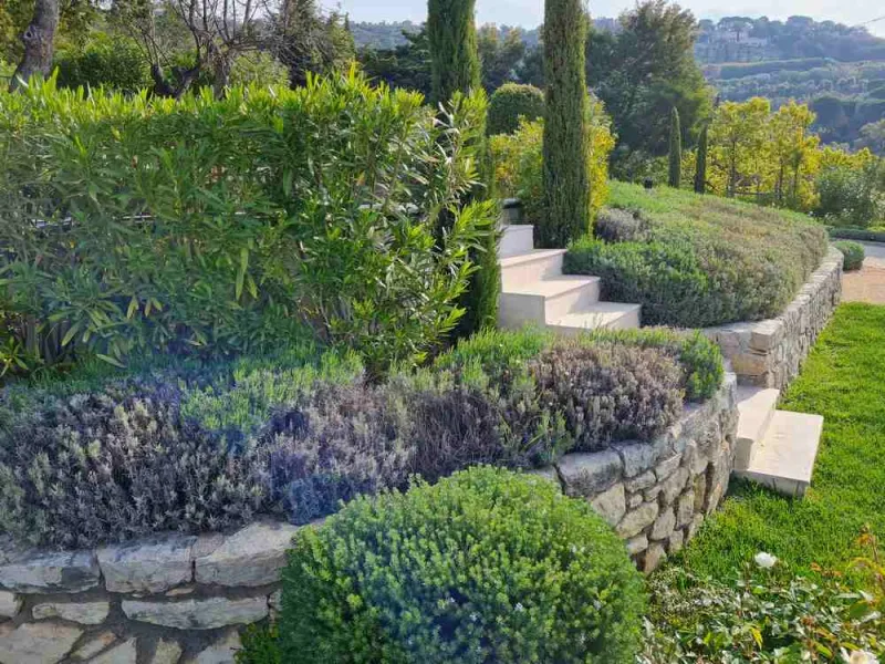 Travaux de maçonnerie extérieure, Sainte-Maxime, Wiss Gardens